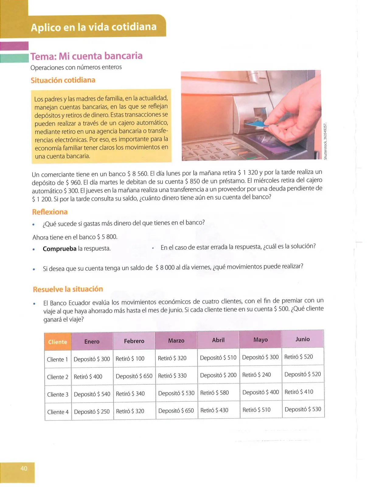 Miniatura página 40 de Matematica · 8 EGB · 2025
