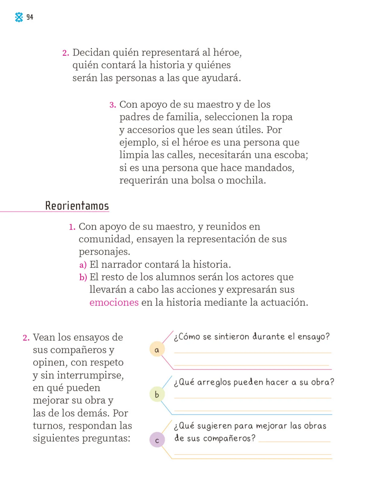 Página 95 de Proyectos Comunitarios.   Libro de Educación Primaria Grado 1°  Ciclo Escolar 2025 - 2026