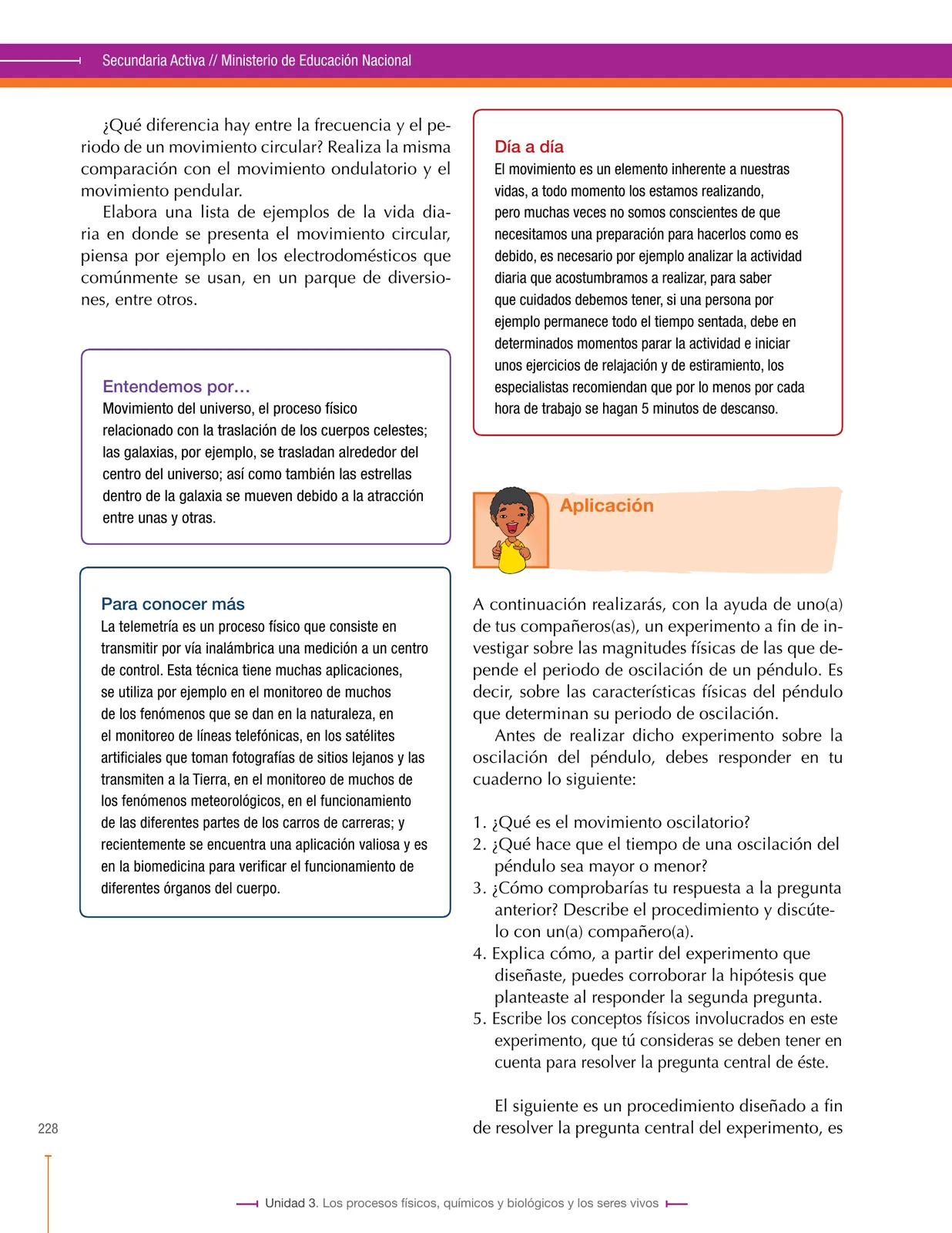 Página 228 de Ciencias Naturales 8° · Secundaria Activa