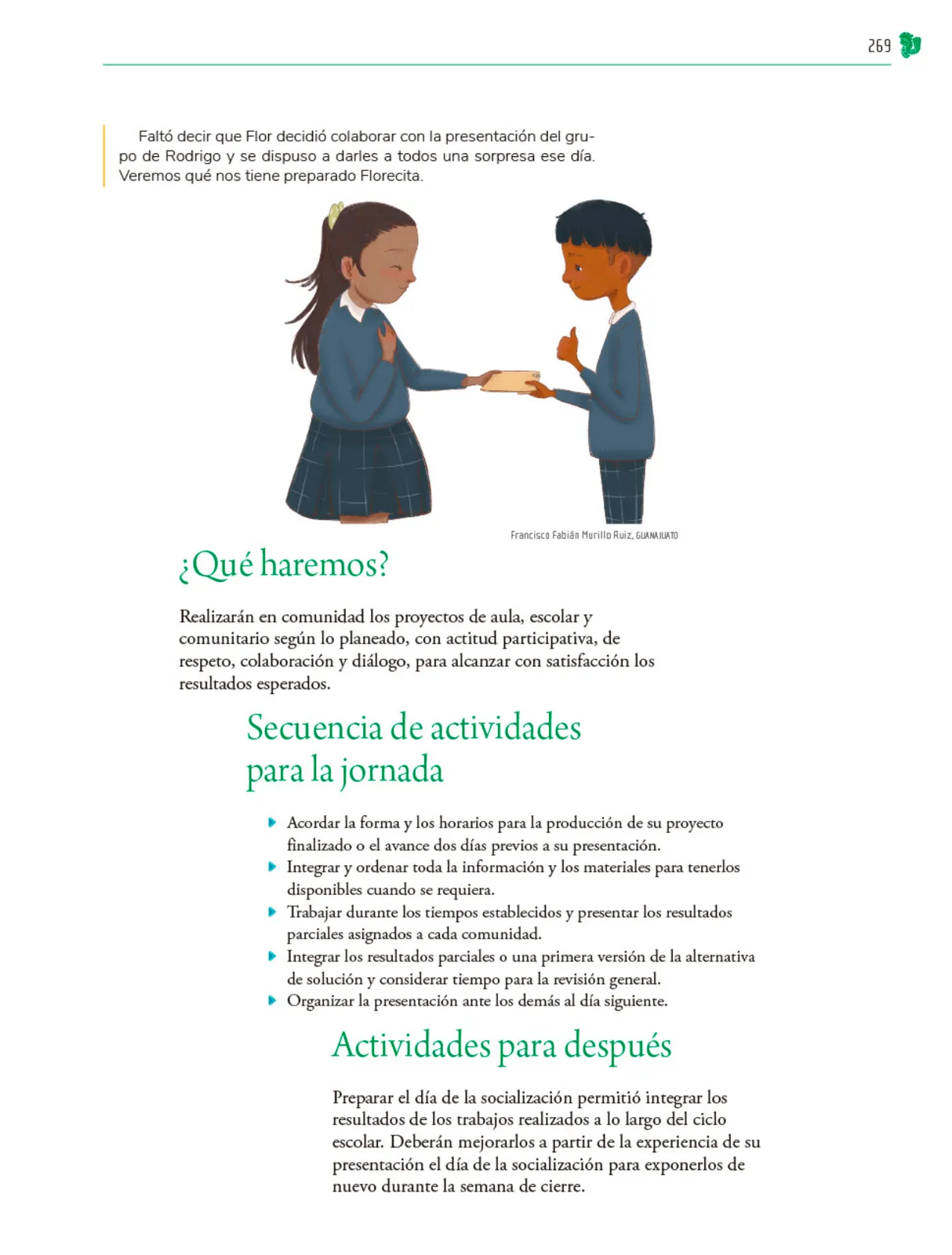 Miniatura página 270 de Colección Sk´asolil. Nuestro libro de Proyectos.  Tomo III.  Libro de Educación Telesecundaria Grado 2°  Ciclo Escolar 2025 - 2026