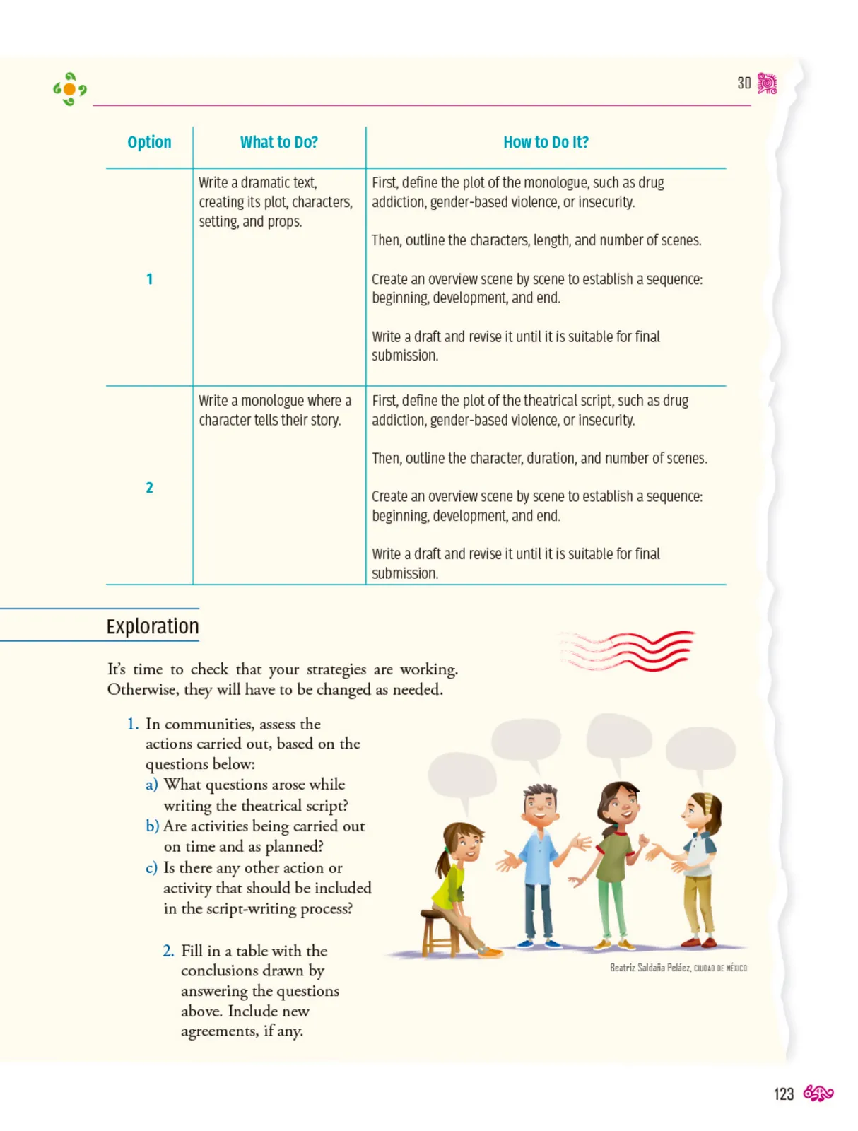 Página 124 de Uérakua anapu uantakua. Projects and Readings.  Libro de Educación Secundaria Grado 3°  Ciclo Escolar 2025 - 2026