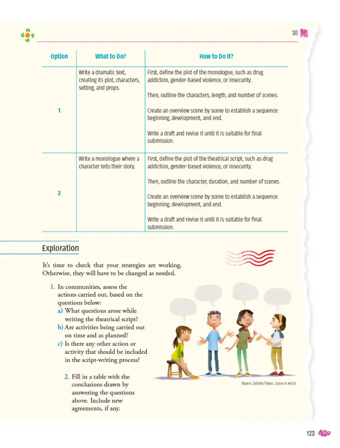 Página 124 de Uérakua anapu uantakua. Projects and Readings. Libro de Educación Secundaria Grado 3° Ciclo Escolar 2025 - 2026