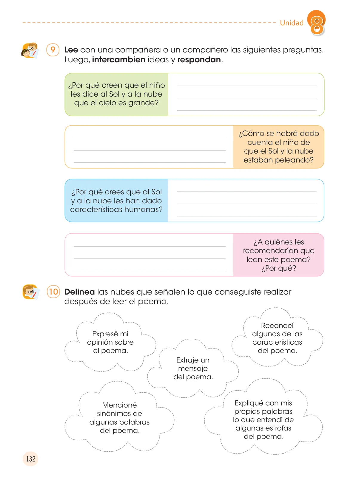 Miniatura página 134 de Comunicación 4 : cuaderno de trabajo para cuarto grado de Educación Primaria 2019 · 2019