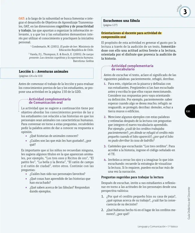 Página 20 de Lenguaje y Comunicación – Primero Básico | Texto del Estudiante MINEDUC – Descargar PDF · 2024