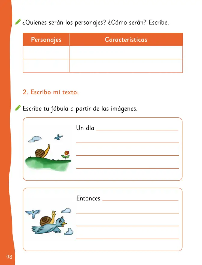 Página 100 de Lenguaje y Comunicación – Segundo Básico – Texto del Estudiante MINEDUC – Descargar PDF · 2024