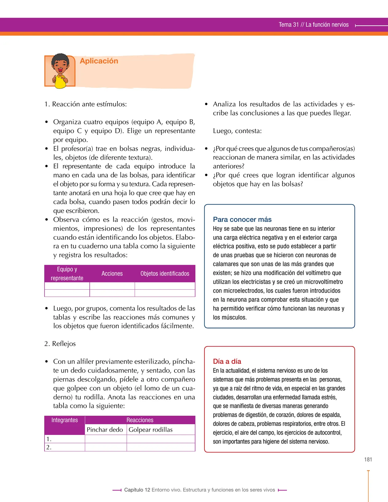Miniatura página 181 de Ciencias Naturales 8° · Secundaria Activa