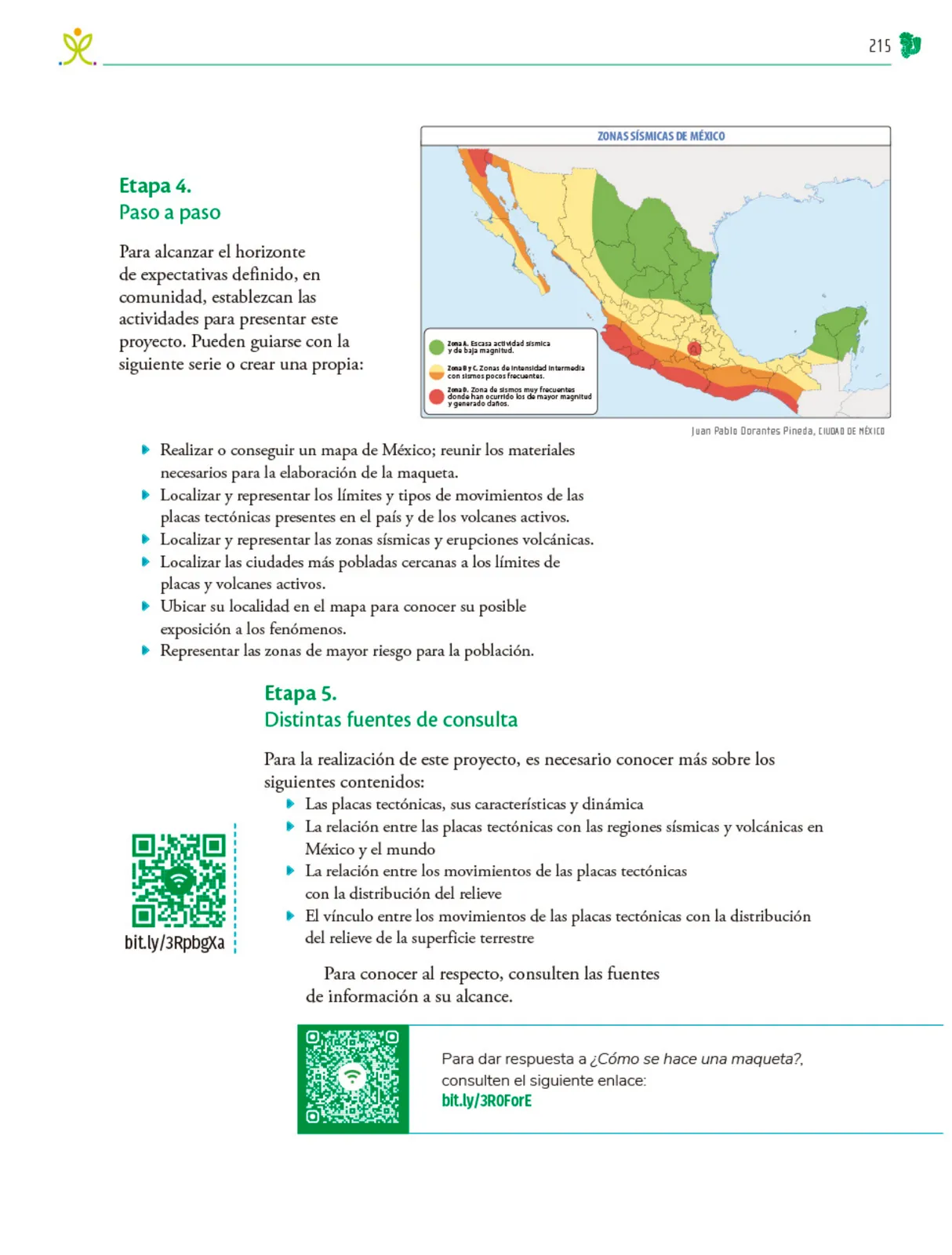 Página 216 de Colección Ximhai. Nuestro libro de Proyectos. Tomo I. Libro de Educación Telesecundaria Grado 1° Ciclo Escolar 2025 - 2026