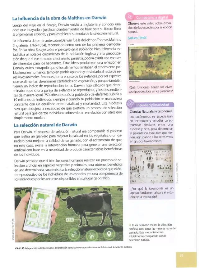 Página 56 de Ciencias Naturales 10° · 2025
