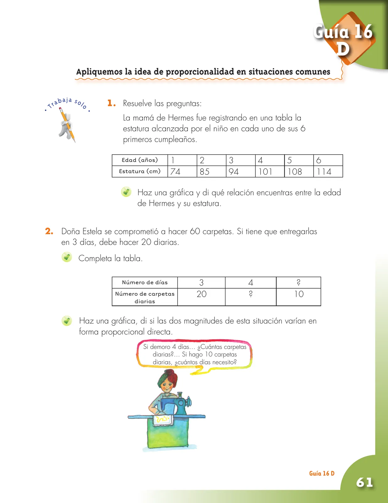 Miniatura página 61 de Matematica 5° · Cartilla 03