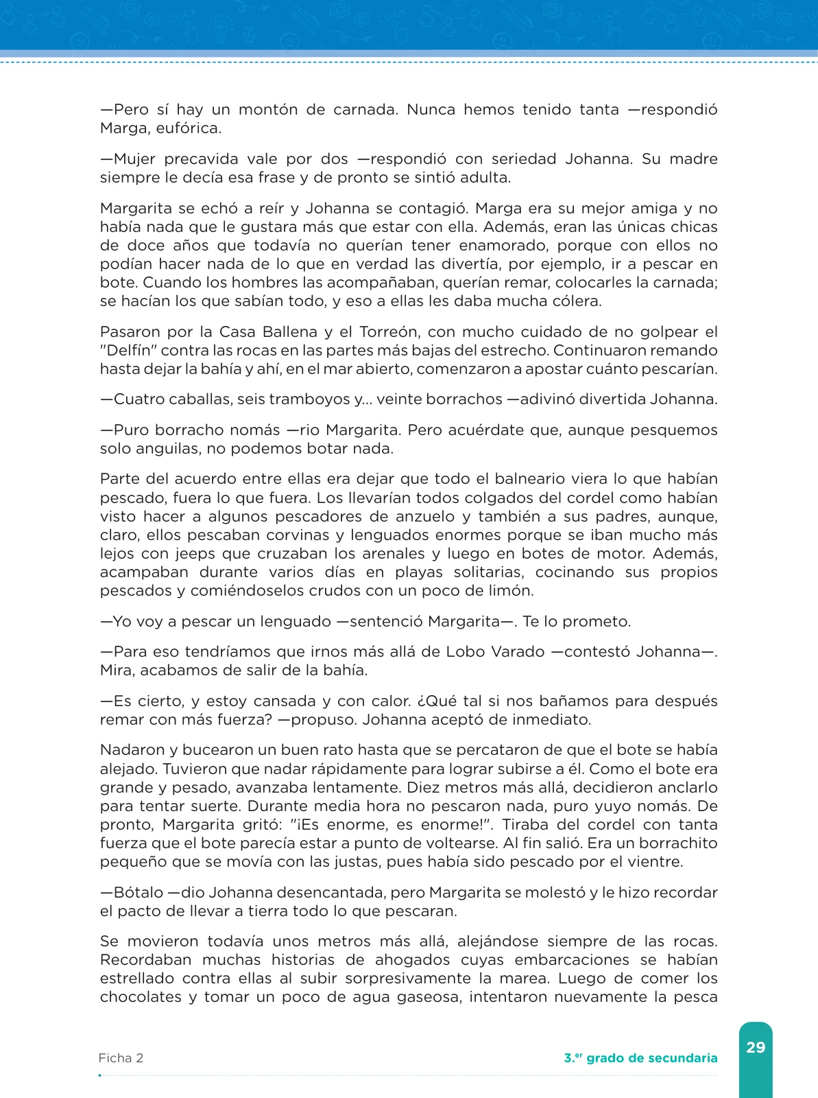 Miniatura página 31 de Fichas de aprendizaje de Comunicación 3 · 2024
