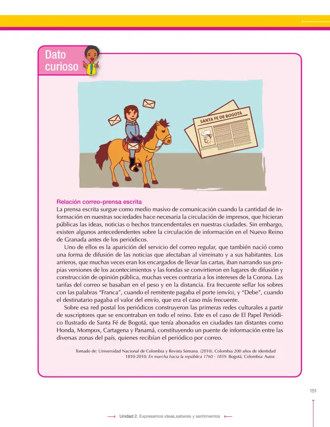 Página 151 de Lenguaje 9° · Secundaria Activa