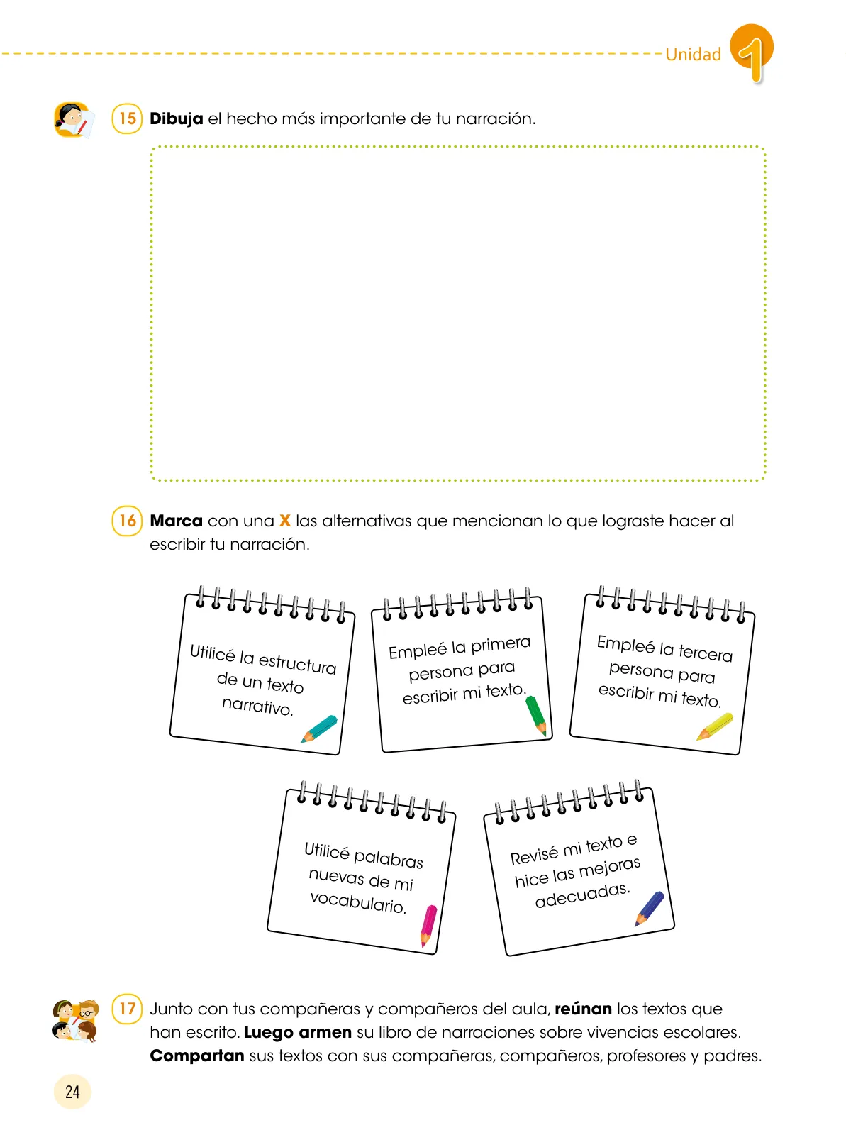 Miniatura página 25 de Comunicación 6 : cuaderno de trabajo para sexto grado de Educación Primaria 2019 · 2019