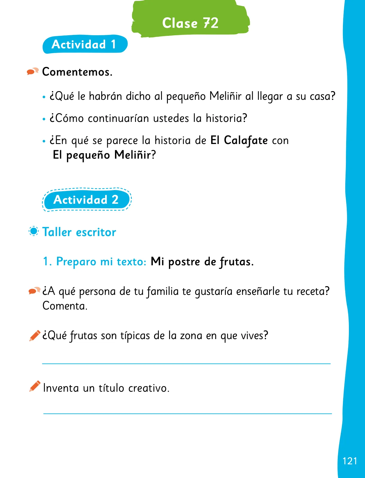 Página 123 de Lenguaje y Comunicación – Segundo Básico – Texto del Estudiante MINEDUC – Descargar PDF · 2024