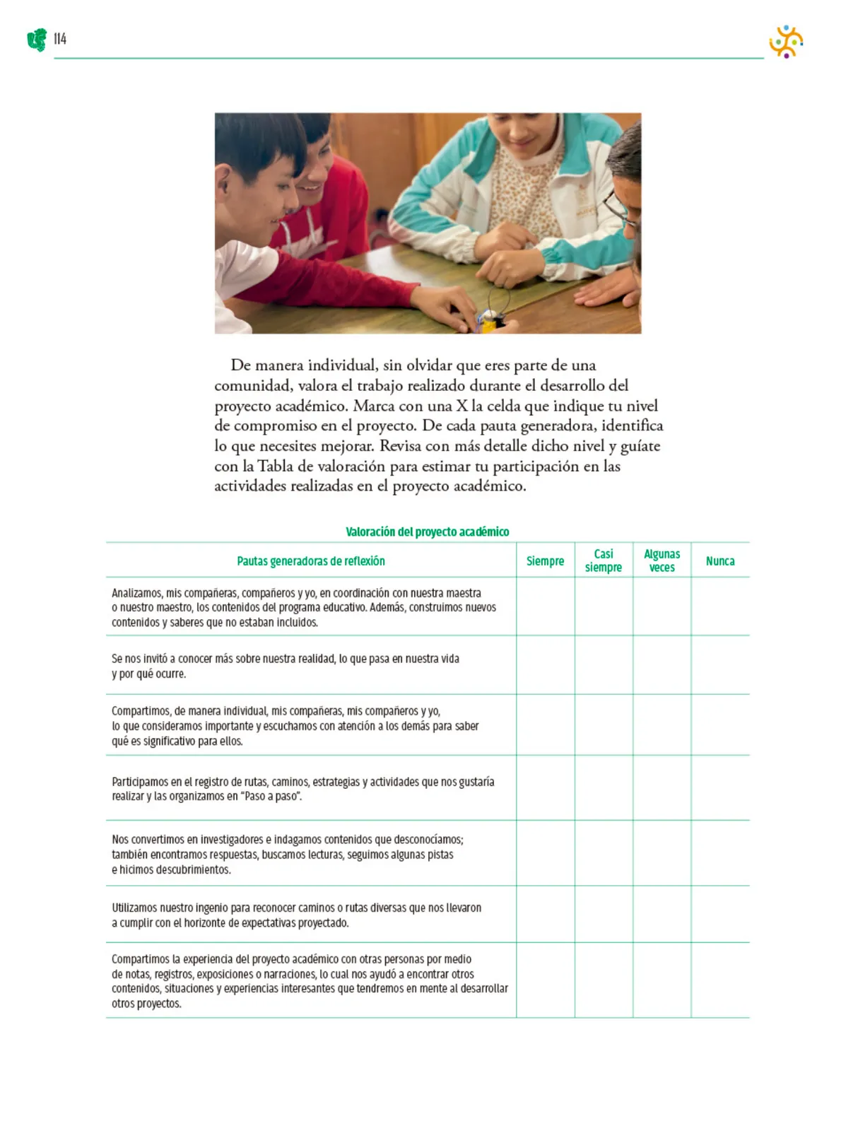 Página 115 de Colección Sk´asolil. Nuestro libro de Proyectos. Tomo II. Libro de Educación Telesecundaria Grado 2° Ciclo Escolar 2025 - 2026