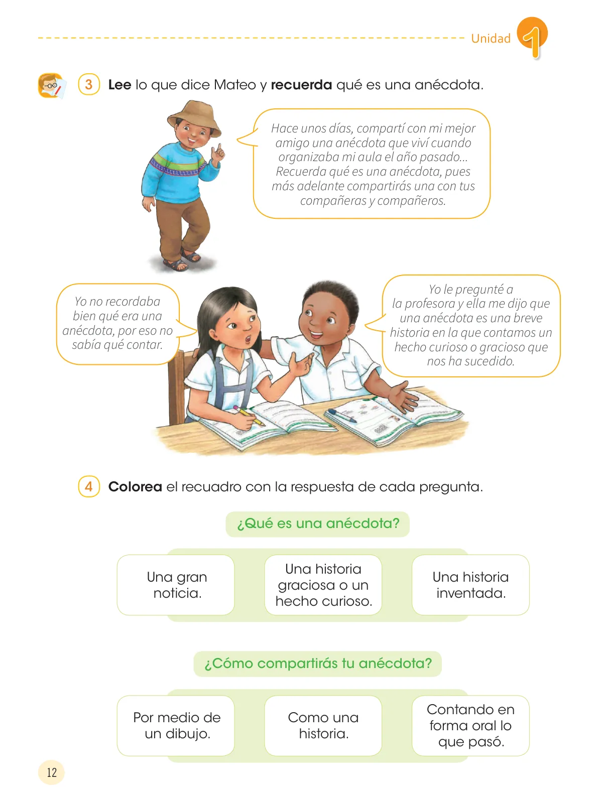 Miniatura página 14 de Comunicación 3 : cuaderno de trabajo para tercer grado de Educación Primaria 2019 · 2019