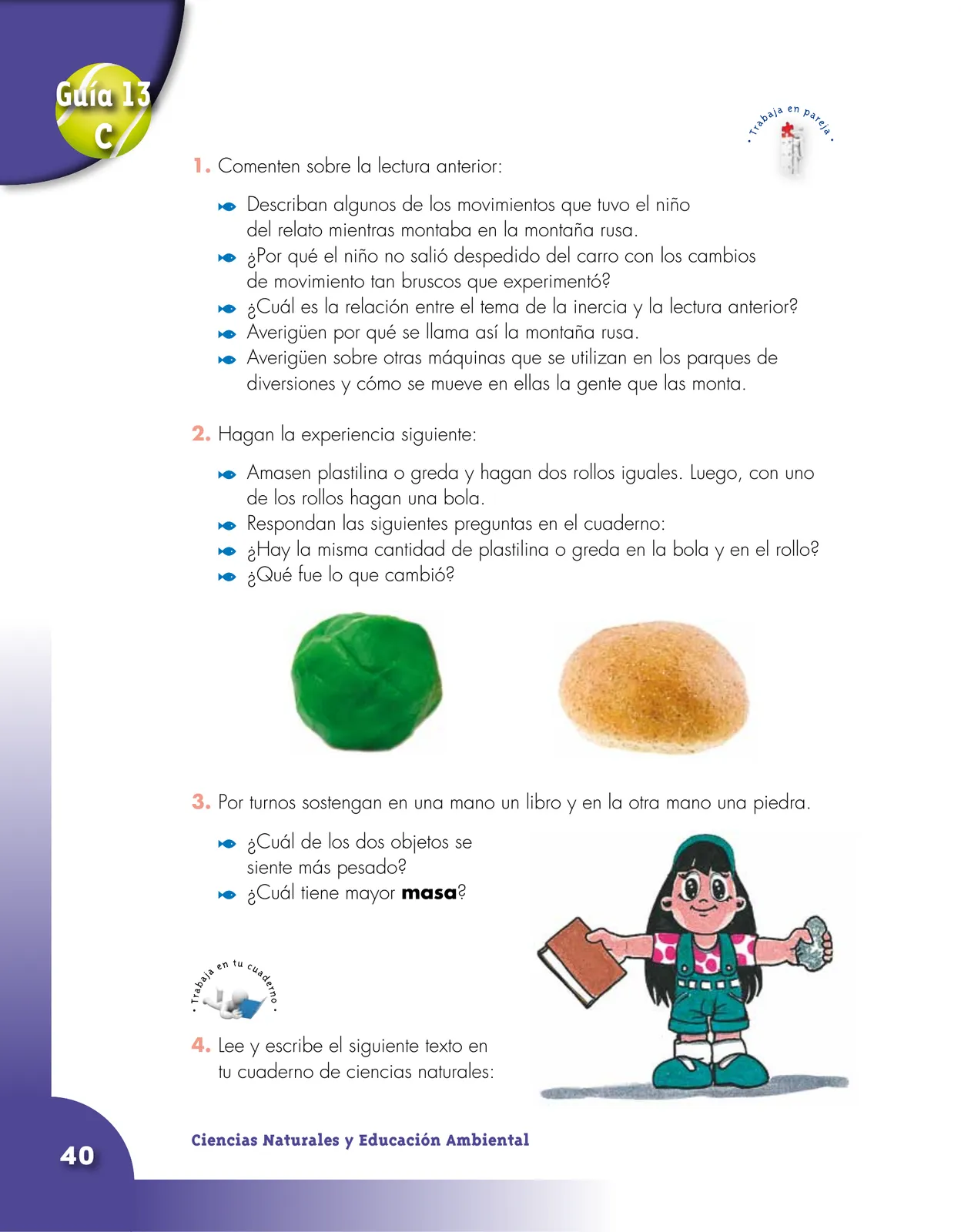 Miniatura página 40 de Ciencias Naturales 4° · Cartilla 02