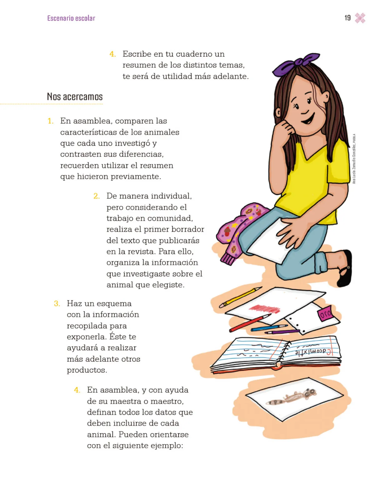 Página 22 de Proyectos Escolares. Libro de Educación Primaria Grado 3° Ciclo Escolar 2025 - 2026