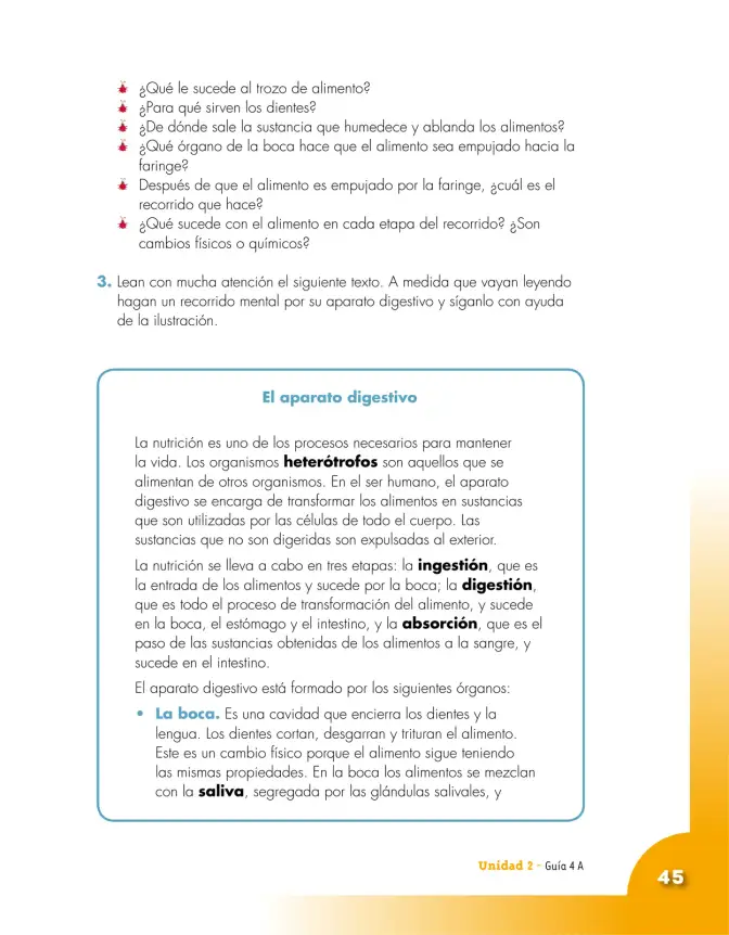 Página 45 de Ciencias Naturales 5° · Cartilla 01