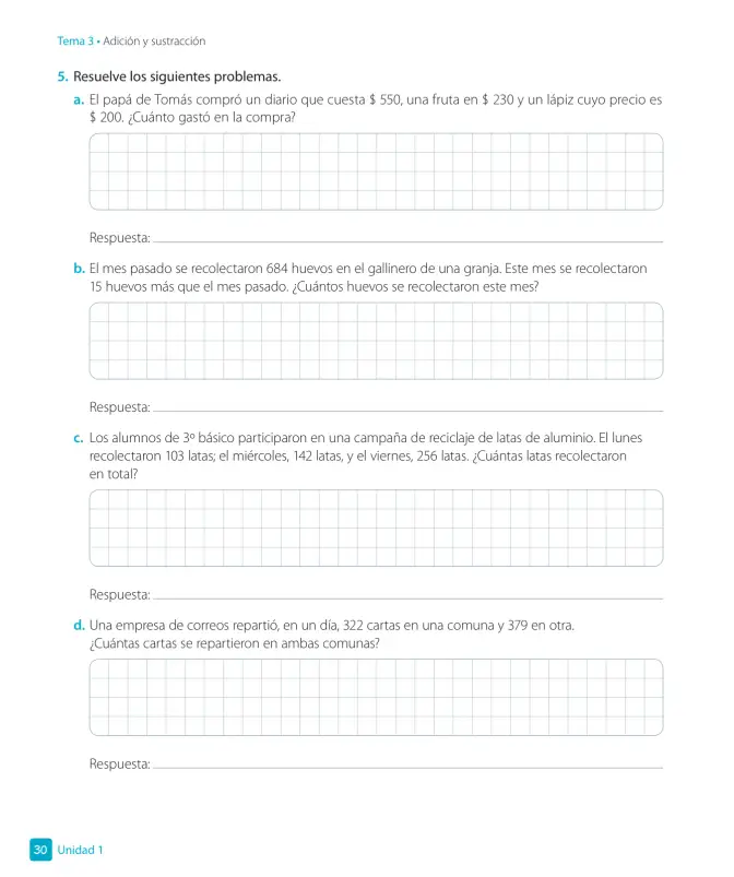 Página 32 de Matemática – Tercero Básico | Texto del Estudiante MINEDUC – Descargar PDF · 2024