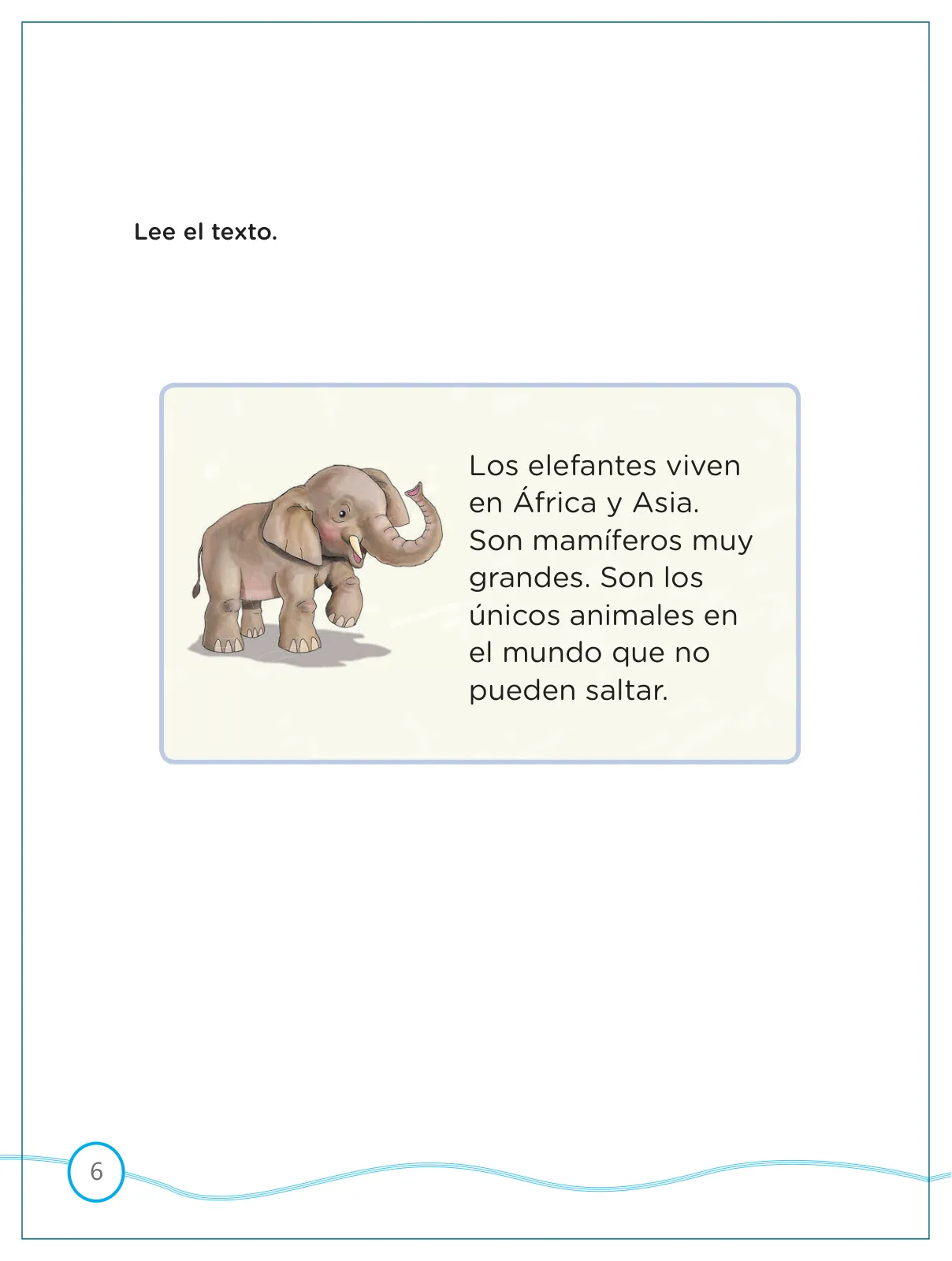 Miniatura página 6 de Kit de evaluación Entrada 2 Demostrando lo que aprendimos : Comunicación, primer trimestre, ﻿Segundo grado - Primaria · 2019