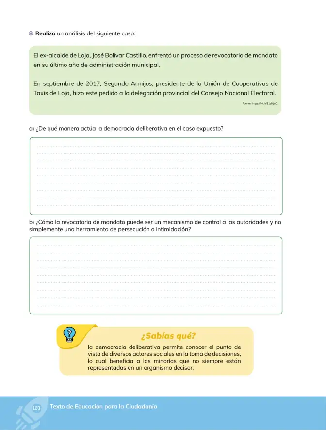 Página 101 de Educacion Ciudadania 2° · Bgu 2 Educacion Ciudadania 2024 · 2024