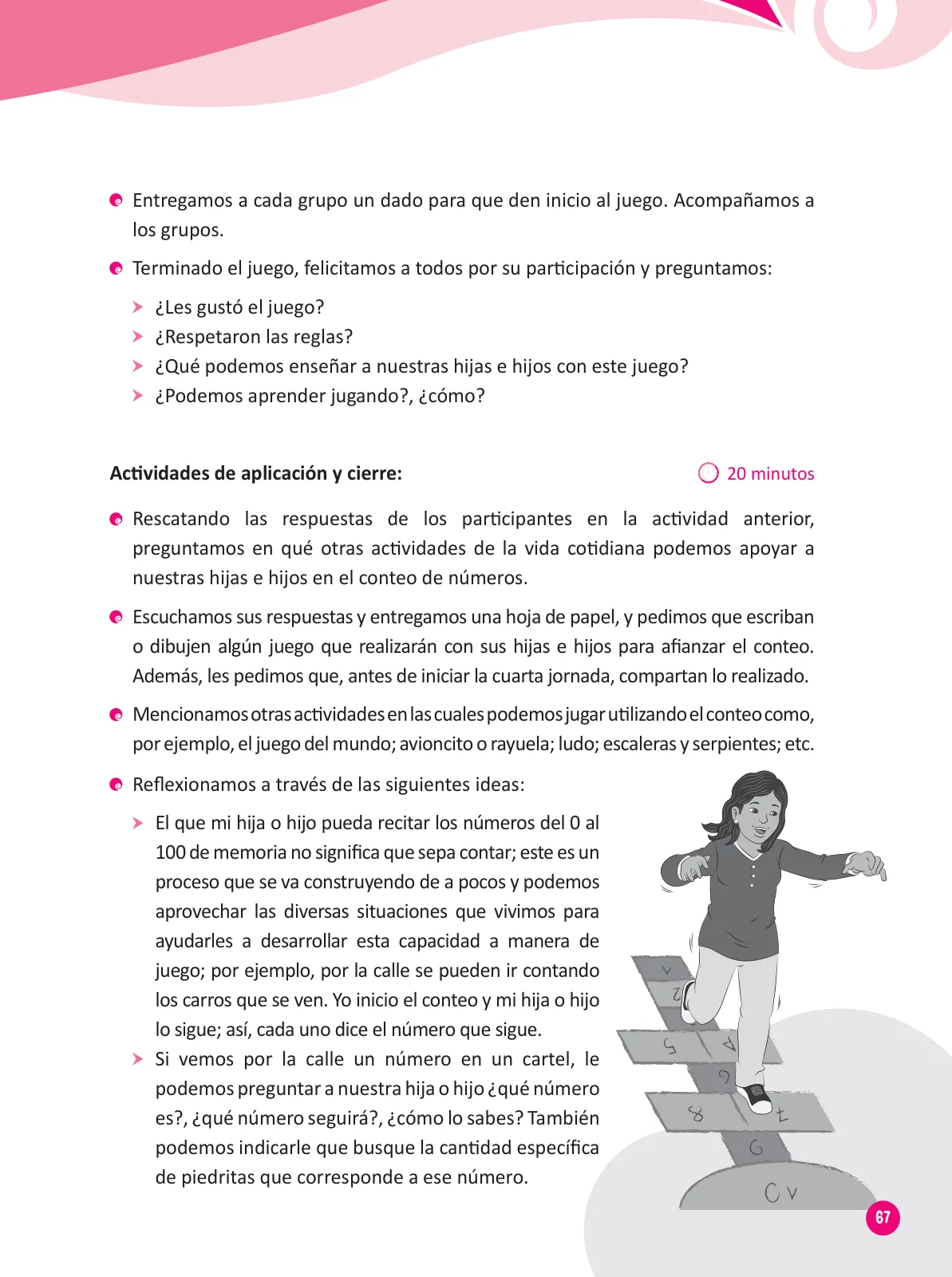 Miniatura página 69 de Guía para el trabajo docente con las familias del ciclo III de Primaria · 2016