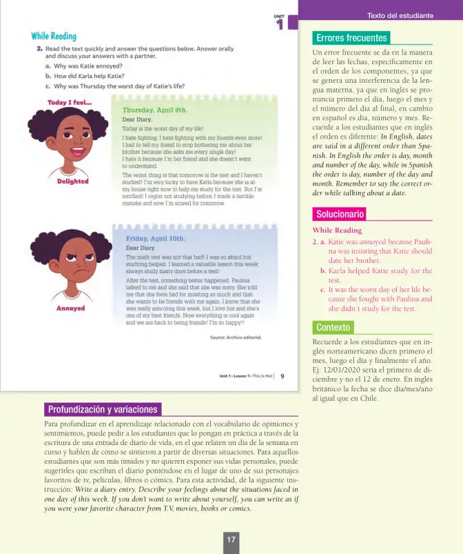 Página 18 de Inglés – Séptimo Básico | Student’s Book MINEDUC – Descargar PDF · 2024