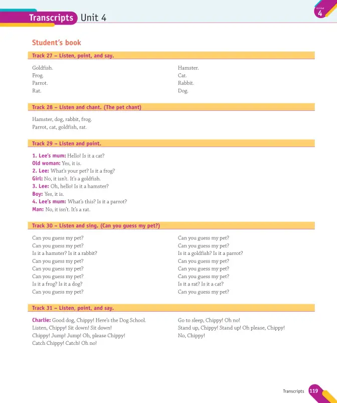Página 121 de Inglés – Primero Básico | Student’s Book MINEDUC – Descargar PDF · 2024