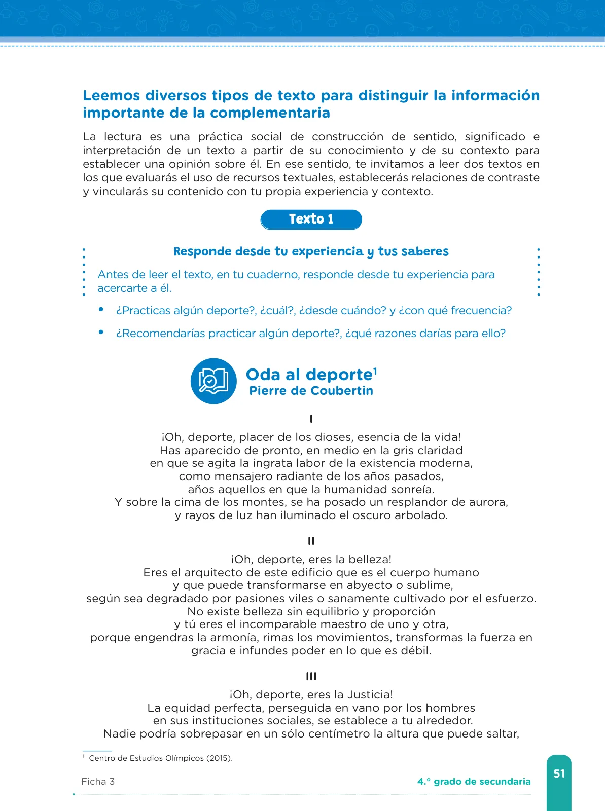 Página 53 de Fichas de aprendizaje de Comunicación 4 · 2024