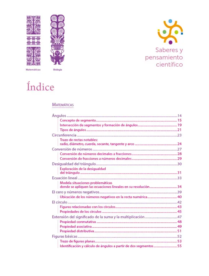 Página 10 de Colección Ximhai. Saberes y pensamiento científico. Libro de Educación Secundaria Grado 1° Ciclo Escolar 2025 - 2026