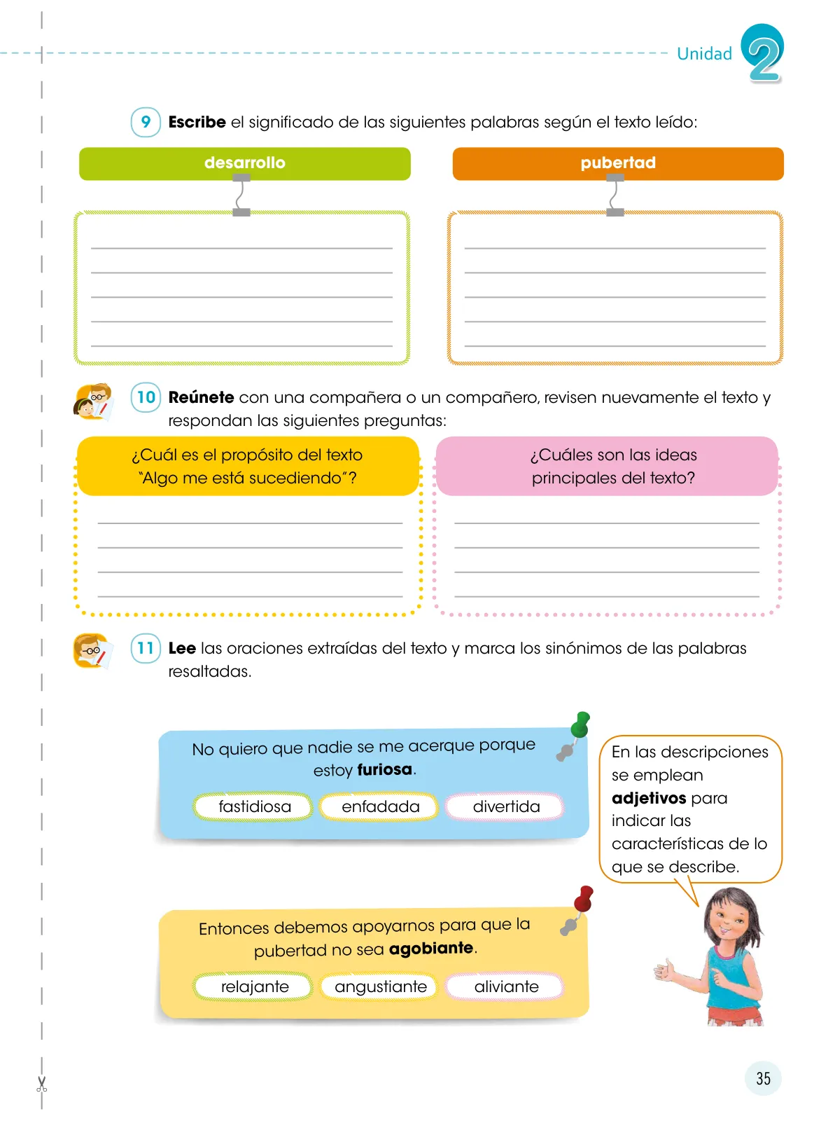 Página 36 de Comunicación 5 : cuaderno de trabajo para quinto grado de Educación Primaria 2019 · 2019