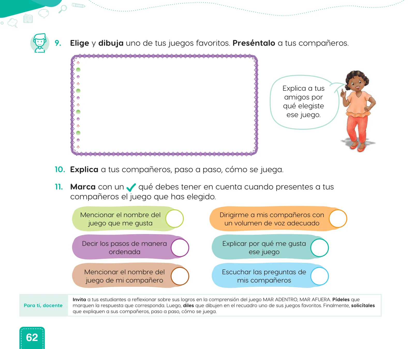 Página 64 de Cuadernillo de Comunicación 1. Primer grado de Primaria · 2024