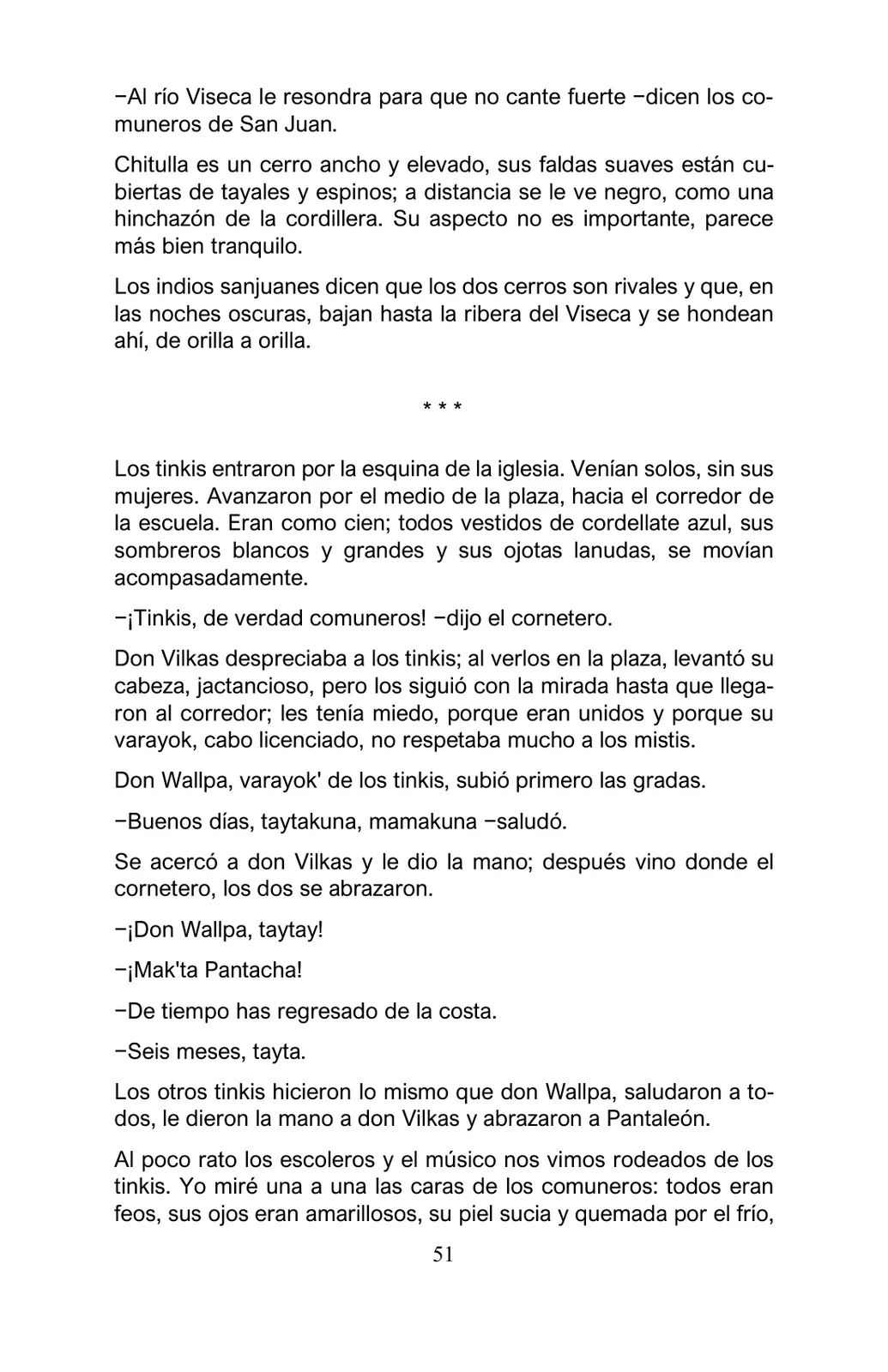 Página 51 de Arguedas, entre el fuego y el amor : textos seleccionados para estudiantes de Educación Básica · 2021