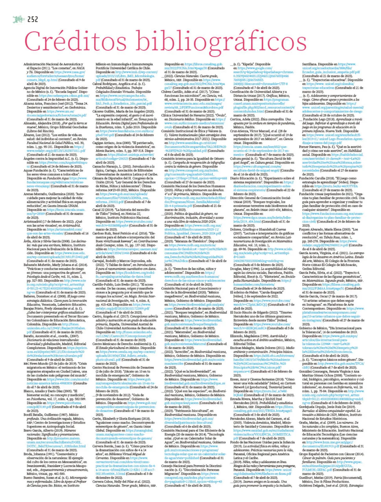 Página 253 de Nuestros saberes: Libro para alumnos, maestros y familia. Libro de Educación Primaria Grado 5° Ciclo Escolar 2025 - 2026
