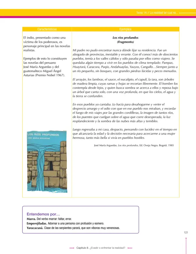 Página 121 de Lenguaje 9° · Secundaria Activa
