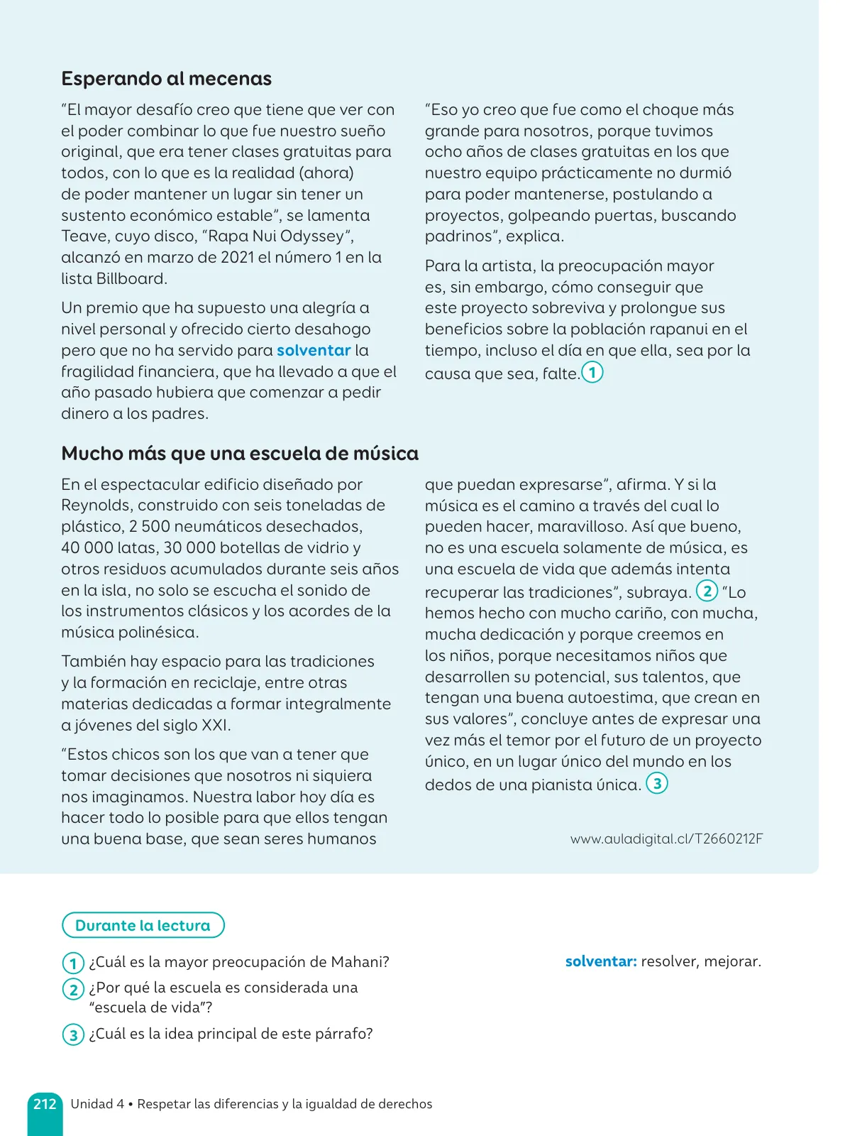 Página 214 de Lenguaje y Comunicación – Sexto Básico | Texto del Estudiante MINEDUC – Descargar PDF · 2024