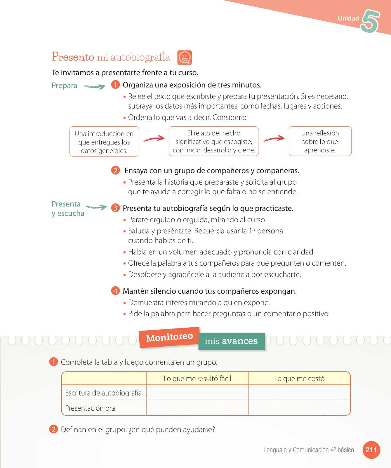 Página 213 de Lenguaje y Comunicación – Cuarto Básico | Texto del Estudiante MINEDUC – Descargar PDF · 2024