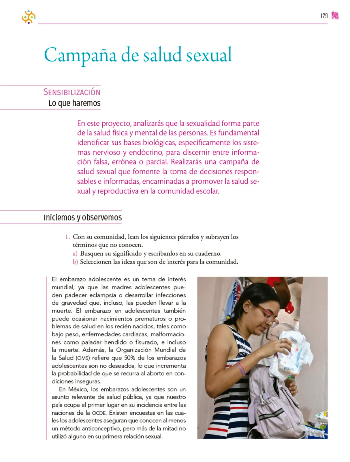 Miniatura página 130 de Colección Ximhai. Nuestro libro de proyectos.   Libro de Educación Secundaria Grado 1°  Ciclo Escolar 2025 - 2026