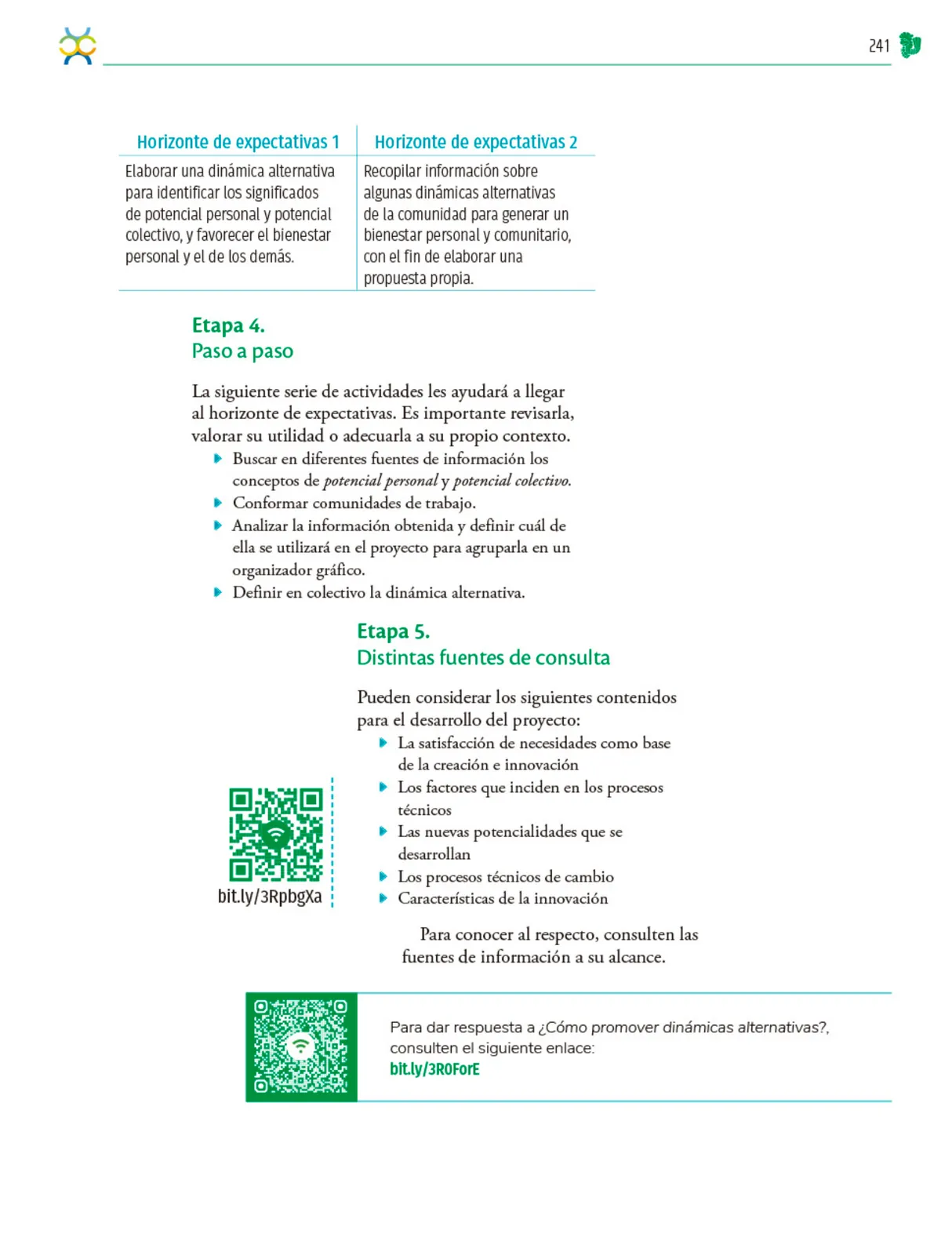 Miniatura página 242 de Colección Ximhai. Nuestro libro de Proyectos.  Tomo III.  Libro de Educación Telesecundaria Grado 1°  Ciclo Escolar 2025 - 2026