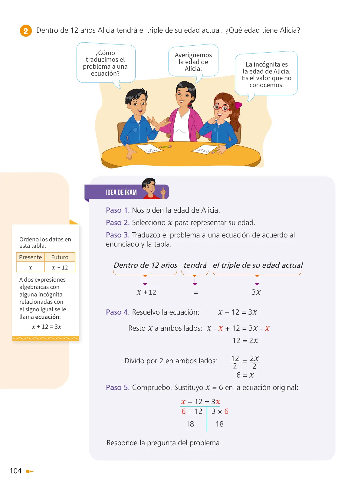 Página 106 de Texto de Matemática 6. Sexto grado de Primaria · 2024