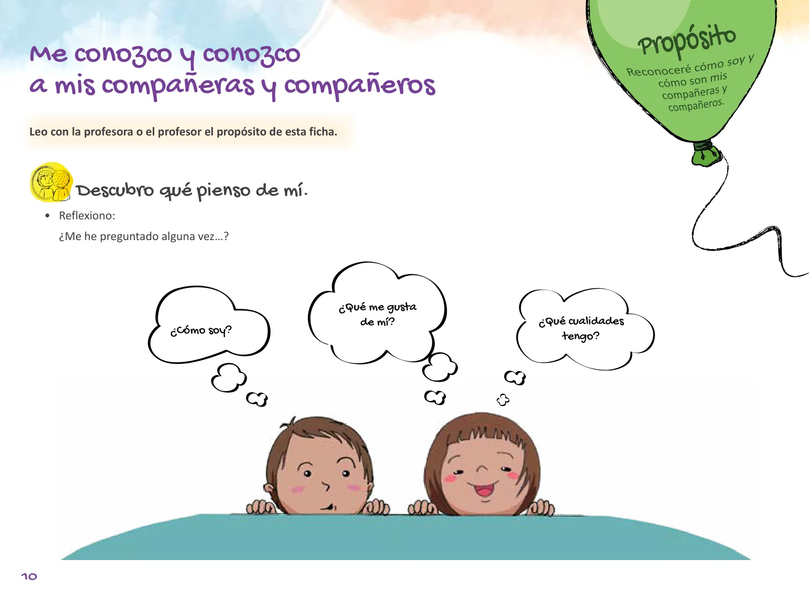 Página 12 de Cuadernillo de Tutoría 3 : tercer grado de Educación Primaria · 2021