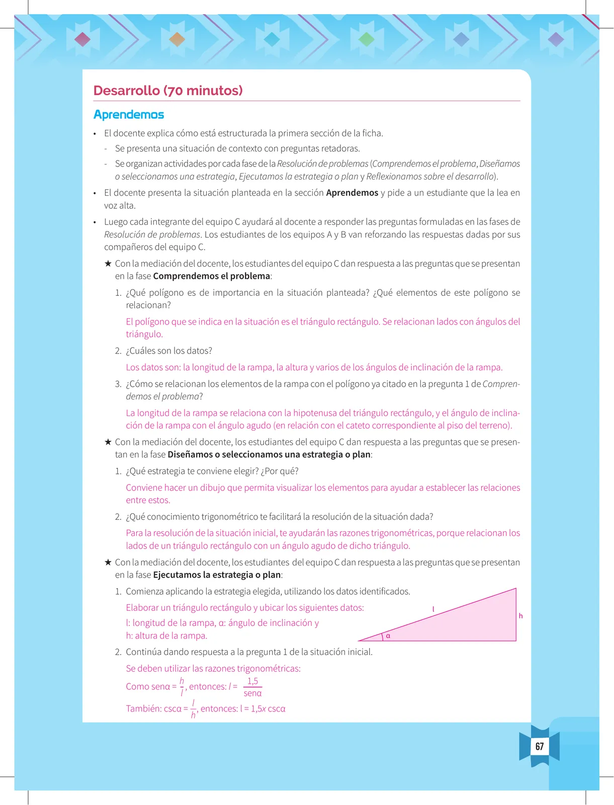 Miniatura página 69 de Resolvamos problemas 5 : manual para el docente 2018 · 2018
