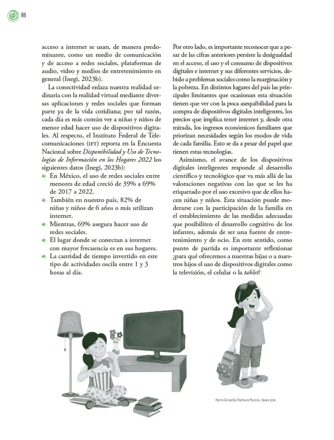 Página 87 de Crianza para la libertad. Libro para las familias. Fase 2 Libro de Educación Preescolar Grado 1°, 2°, 3° Ciclo Escolar 2025 - 2026