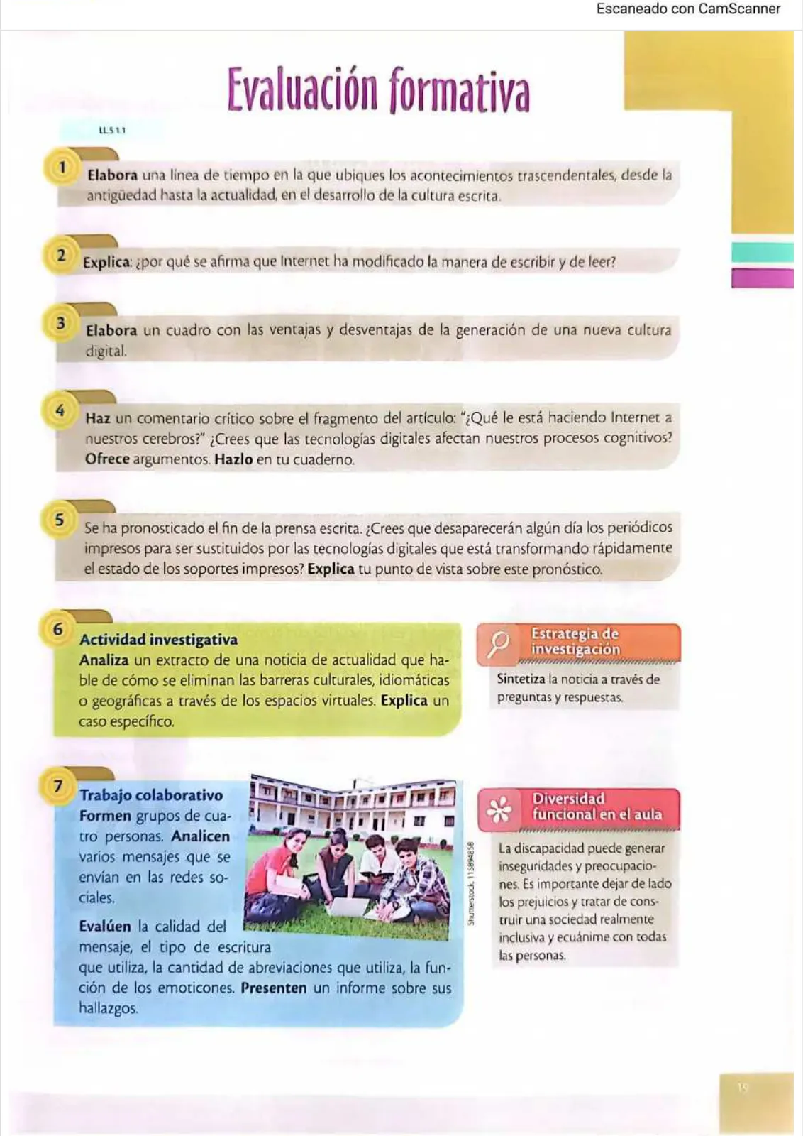 Página 16 de Lengua y Literatura 1 BGU · 2025