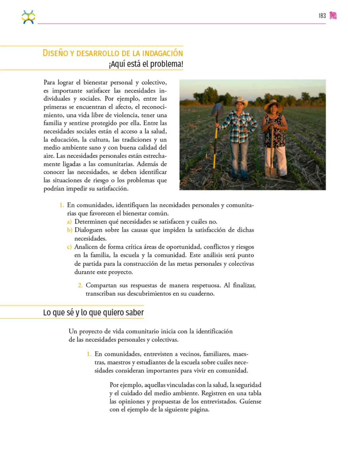 Miniatura página 184 de Colección Sk´asolil. Nuestro libro de proyectos.   Libro de Educación Secundaria Grado 2°  Ciclo Escolar 2025 - 2026