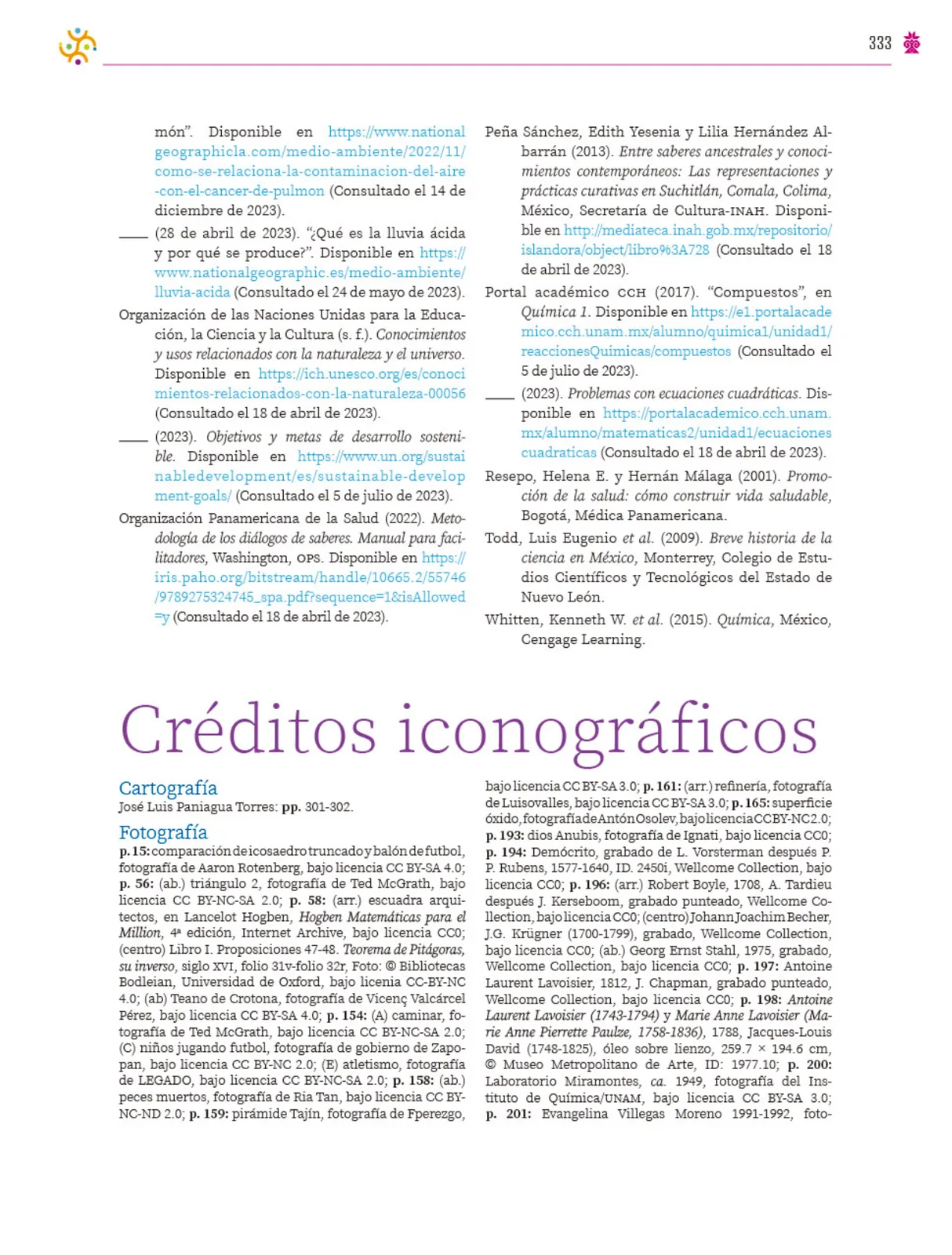 Miniatura página 334 de Colección Nanahuatzin. Saberes y pensamiento científico.   Libro de Educación Secundaria Grado 3°  Ciclo Escolar 2025 - 2026