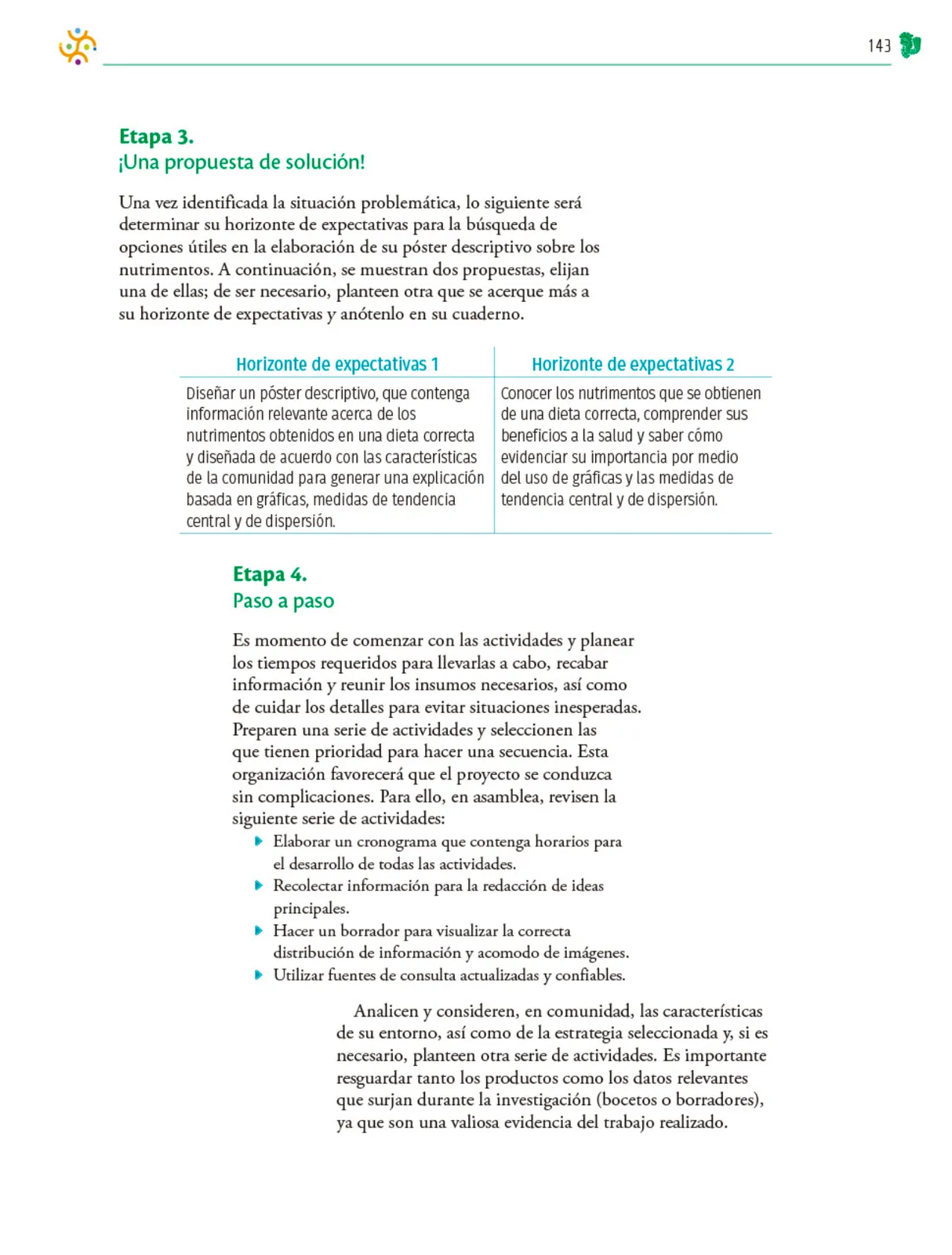 Miniatura página 144 de Colección Nanahuatzin. Nuestro libro de Proyectos.  Tomo II.  Libro de Educación Telesecundaria Grado 3°  Ciclo Escolar 2025 - 2026