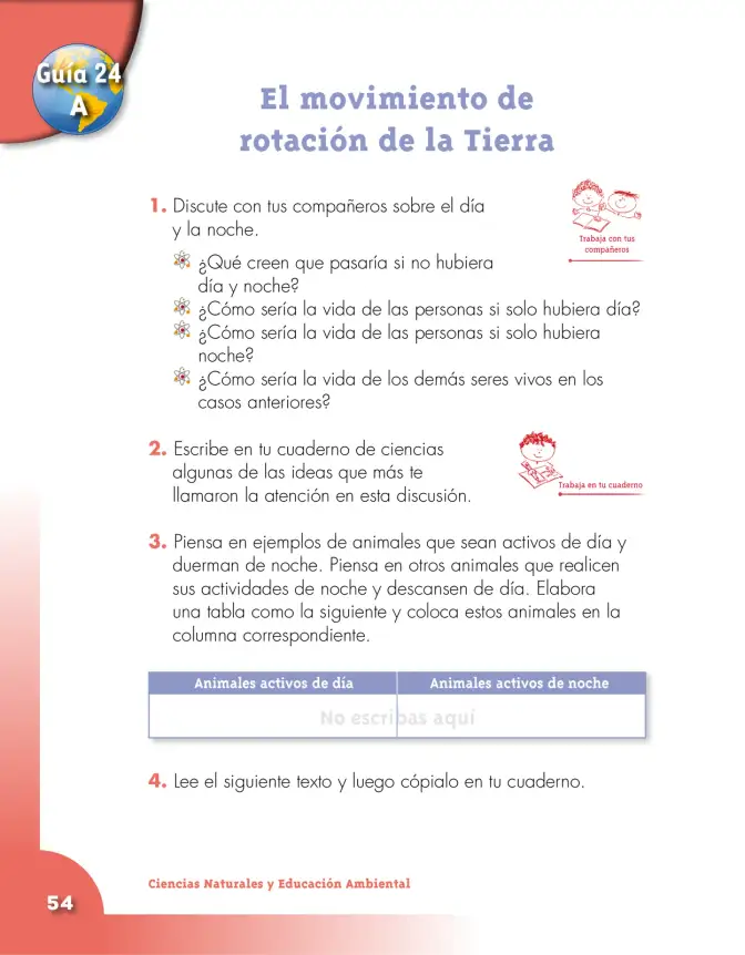 Página 54 de Ciencias Naturales 2° · Cartilla 03