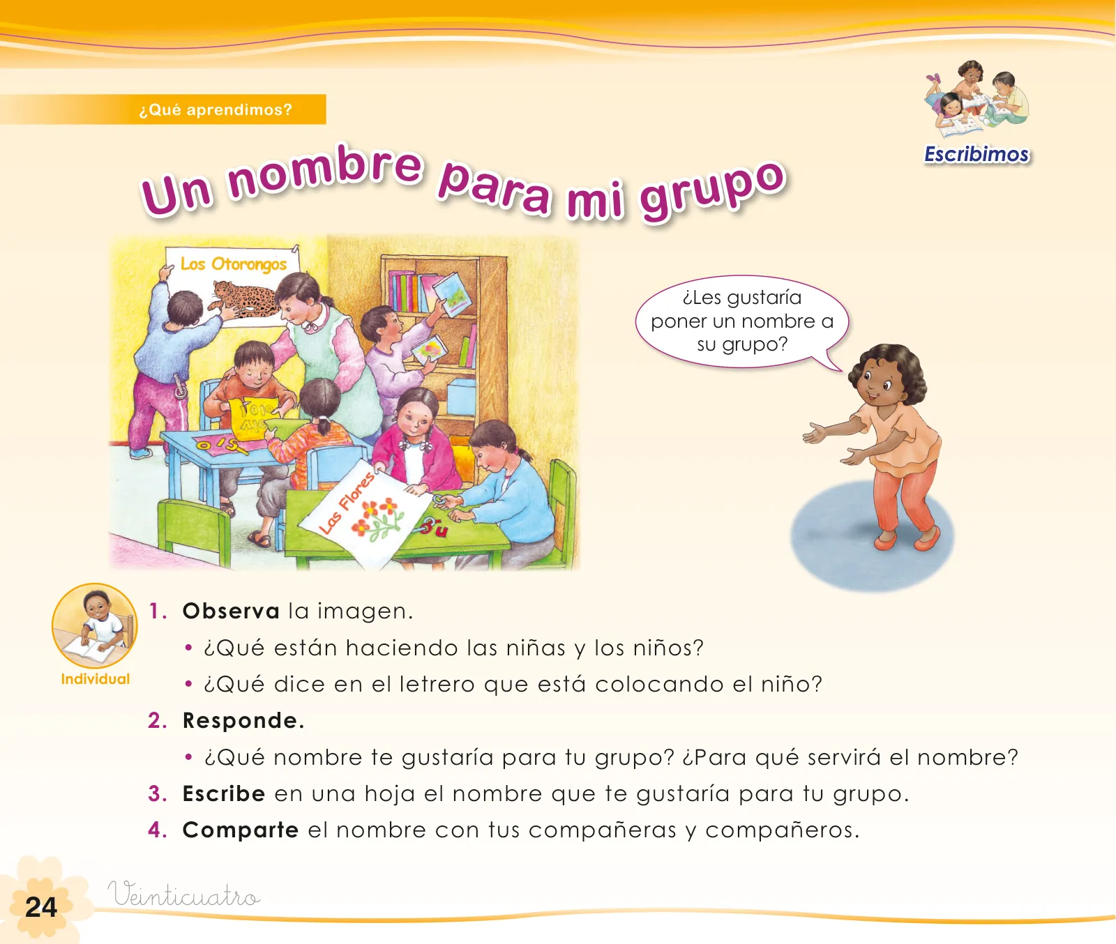 Página 26 de Comunicación 1 : cuaderno de trabajo para primer grado de Educación Primaria 2019 · 2019