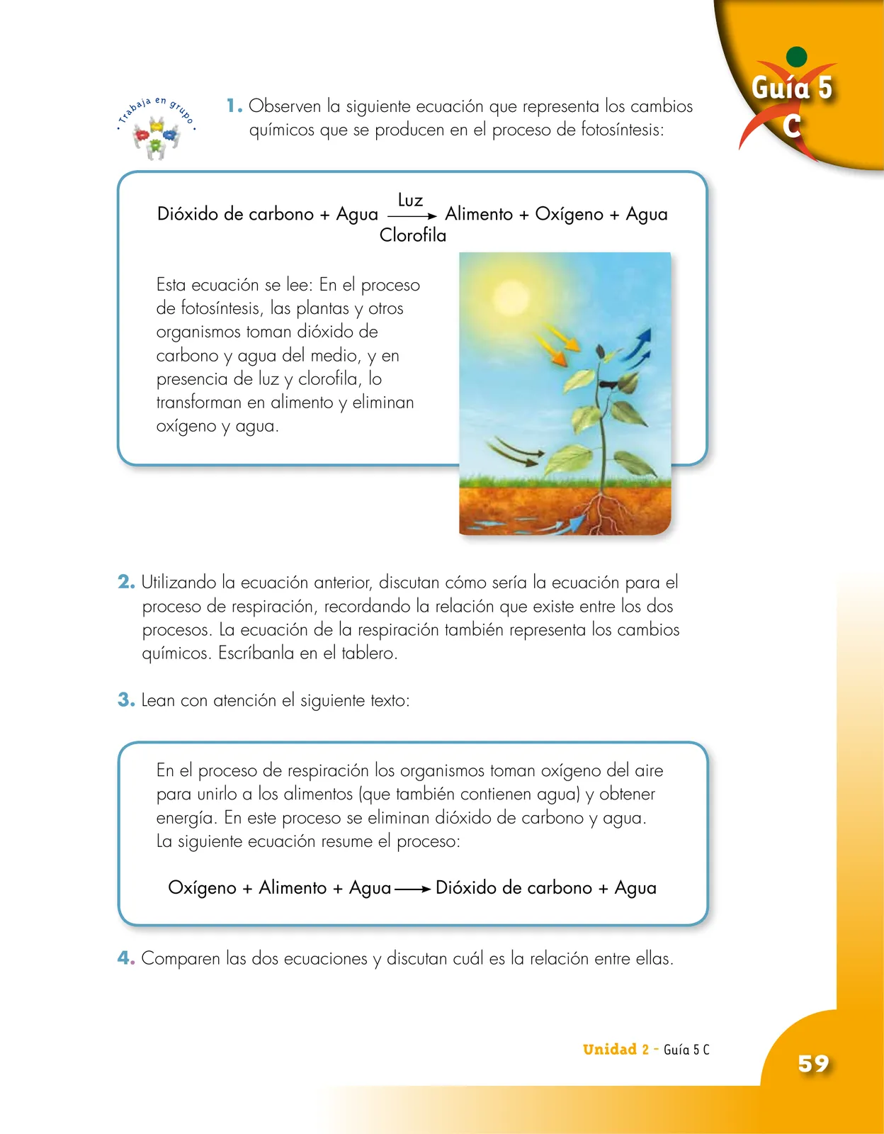 Página 59 de Ciencias Naturales 5° · Cartilla 01